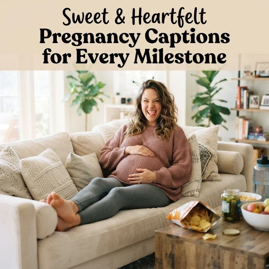 Sweet & Heartfelt Pregnancy Captions for Every Milestone