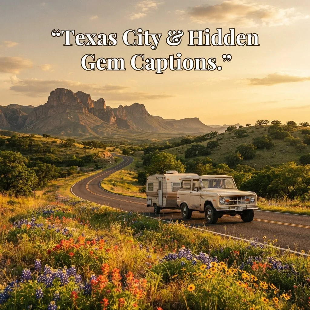 Texas City & Hidden Gem Captions