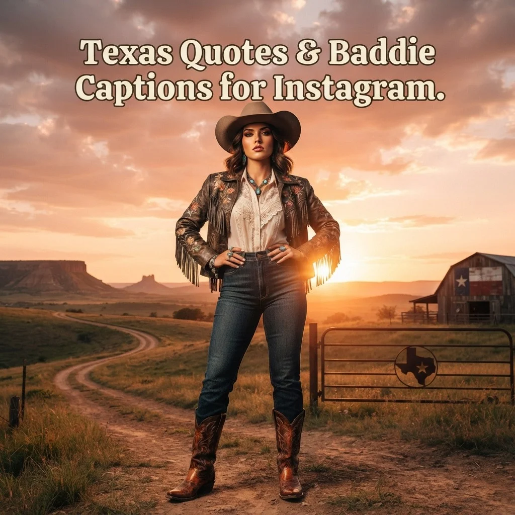 Texas Quotes & Baddie Captions for Instagram