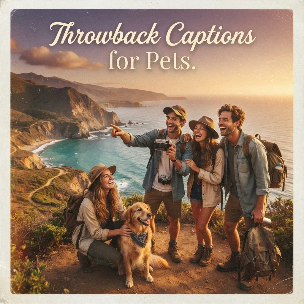 Throwback Captions for Pets