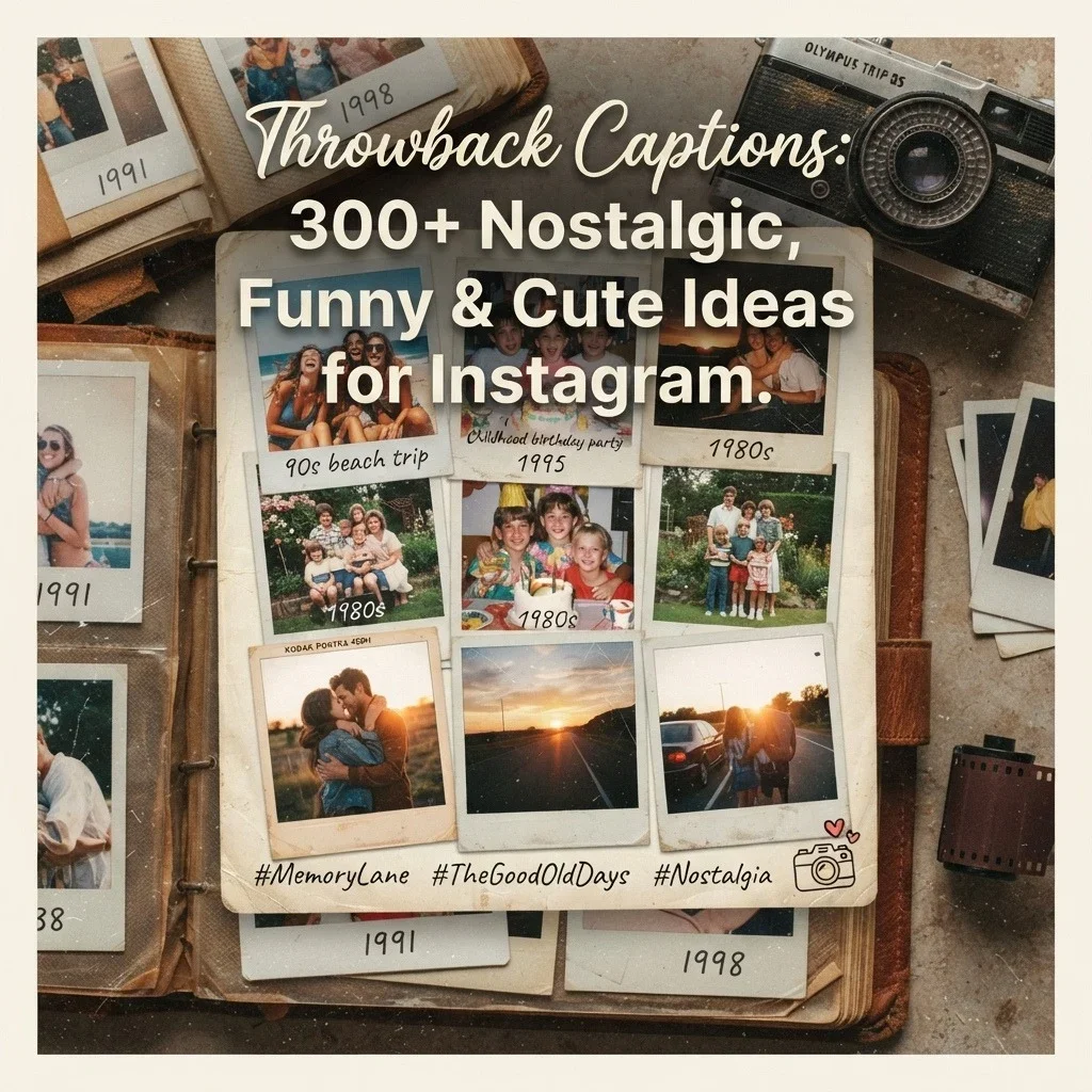 Throwback Captions: 300+ Nostalgic, Funny & Cute Ideas for Instagram