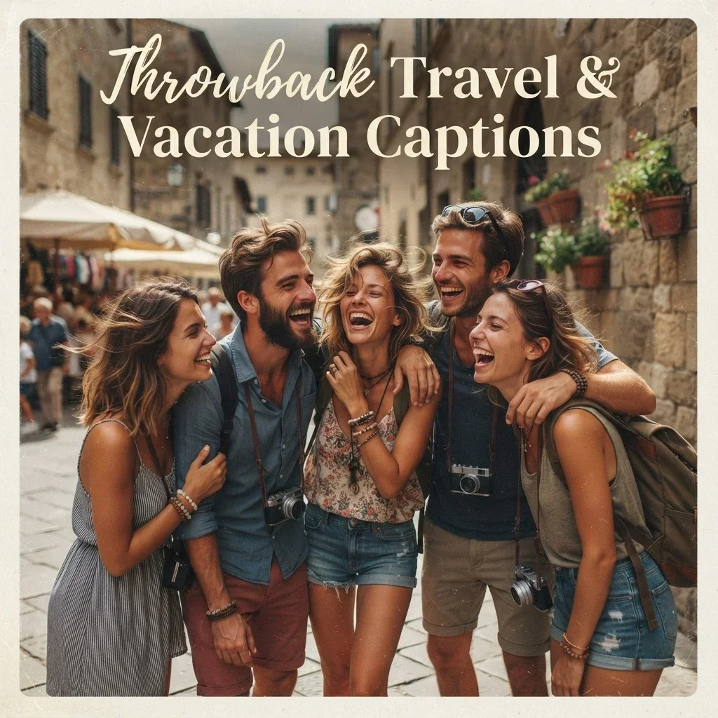 Throwback Travel & Vacation Captions