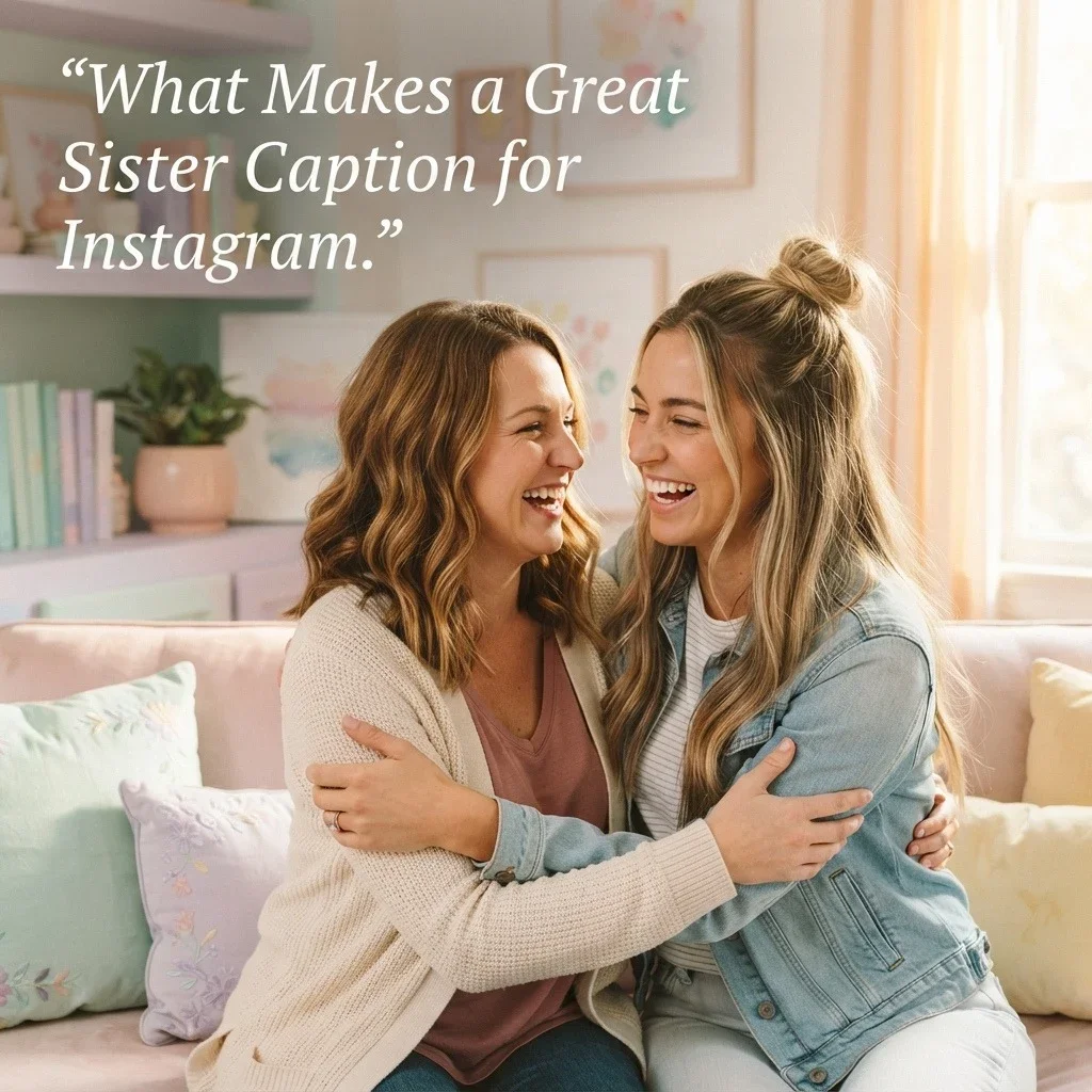 What Makes a Great Sister Caption for Instagram