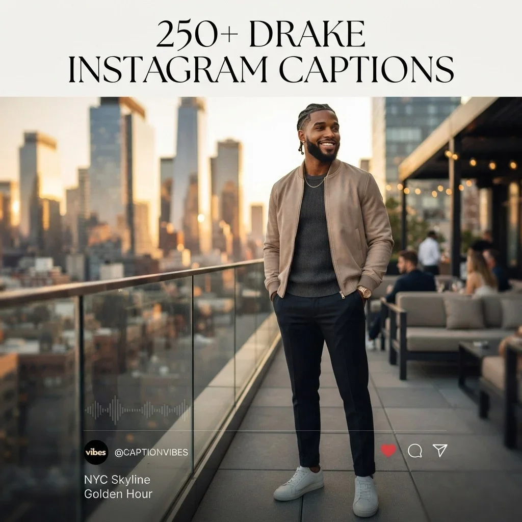 250+ Drake Instagram Captions: Best, Funny, Cool & Iconic Lyrics