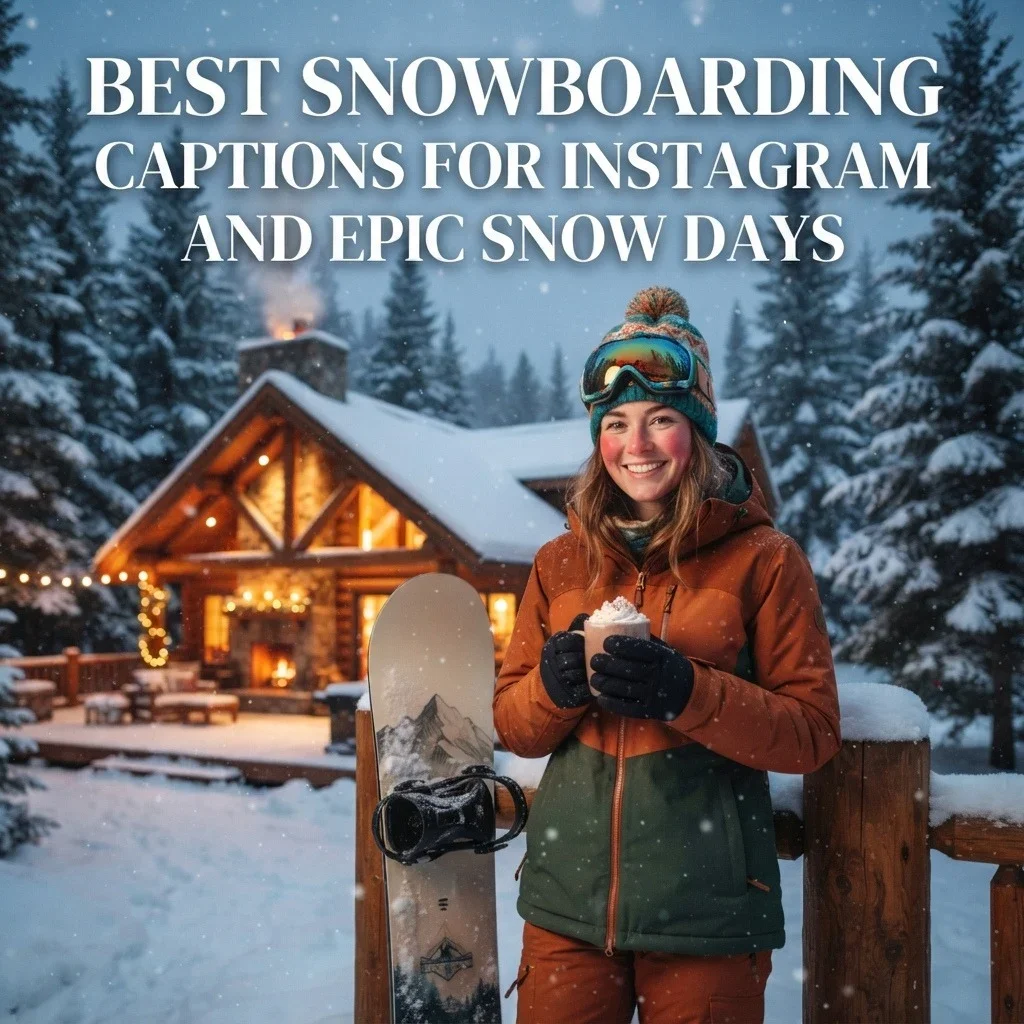 Best Snowboarding Captions for Instagram and Epic Snow Days