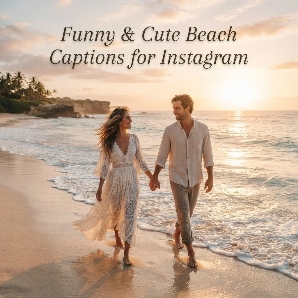 Funny & Cute Beach Captions for Instagram