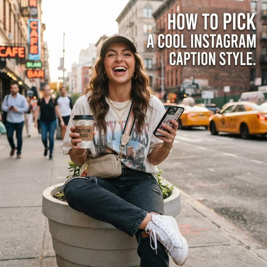 How to Pick a Cool Instagram Caption Style